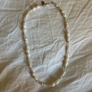 Sea + Pattern Mixed Pearly Necklace